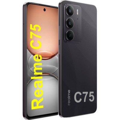 Мобільний телефон Realme C75 8/128 GB Storm Black IP69 (реалмі С75)
