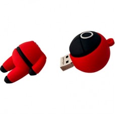USB флеш накопитель Wibrand 16GB Squid Game Red USB 2.0 (WI2.0/SG16R) - Фото