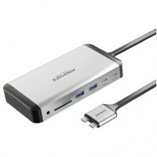 Концентратор Promate USB Hub 13 ports versahub-mst.grey (versahub-mst.grey) - Фото