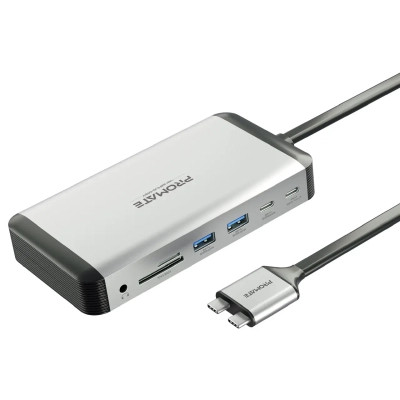 Концентратор Promate USB Hub 13 ports versahub-mst.grey (versahub-mst.grey)