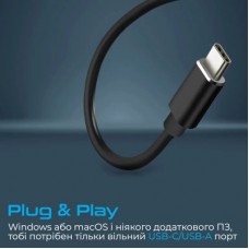 Концентратор Promate USB Hub 4 ports litehub-4.black (litehub-4.black) - Фото