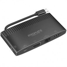 Концентратор Promate USB Hub 6 ports mediahub-c6.black (mediahub-c6.black) - Фото