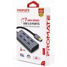 Концентратор Promate USB Hub 7 ports ezhub-7.grey (ezhub-7.grey) - Фото