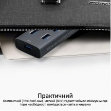 Концентратор Promate USB Hub 7 ports ezhub-7.grey (ezhub-7.grey) - Фото