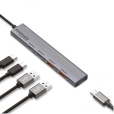 Концентратор Promate USB Hub 4 ports litehub-pro (litehub-pro) - Фото