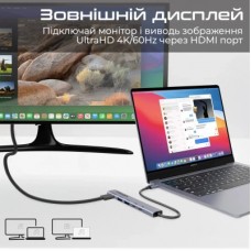 Концентратор Promate USB Hub 5 ports linkhub-5x (linkhub-5x) - Фото