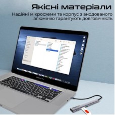 Концентратор Promate USB Hub 5 ports linkhub-5x (linkhub-5x) - Фото