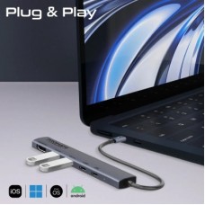 Концентратор Promate USB Hub 5 ports linkhub-5x (linkhub-5x) - Фото