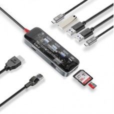 Концентратор Promate USB Hub 9 ports transhub-go (transhub-go) - Фото