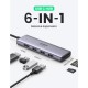 Концентратор Ugreen USB3.1 Type-C to HDMI 4K60Hz/USB 3.0х2/SD/TF/PD 100W 5-in-1 CM511 (60383)