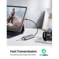 Концентратор Ugreen USB3.1 Type-C to HDMI 4K60Hz/USB 3.0х2/SD/TF/PD 100W 5-in-1 CM511 (60383) - Фото