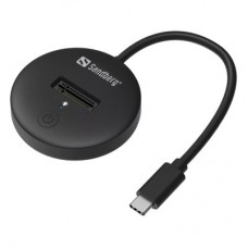Концентратор Sandberg USB3.2 Type-C toSSD M.2 NVMe M Key (136-47) - Фото