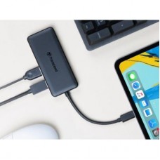 Концентратор Transcend Type-C HUB 6 ports microSD/SD Black (TS-HUB5C) - Фото