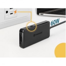 Концентратор Transcend Type-C HUB 6 ports microSD/SD Black (TS-HUB5C) - Фото