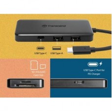 Концентратор Transcend Type-C HUB 6 ports microSD/SD Black (TS-HUB5C) - Фото