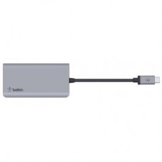 Концентратор Belkin USB-C 4in1 Multiport Dock (AVC006BTSGY) - Фото