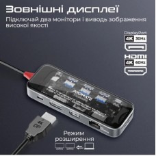 Концентратор Promate USB Hub 11 ports transhub-pro (transhub-pro) - Фото
