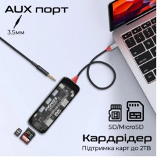 Концентратор Promate USB Hub 11 ports transhub-pro (transhub-pro) - Фото