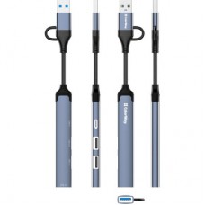 Концентратор ColorWay USB-A/USB-C 4-in-1 USB2.0х2/USB3.0/USB-C2.0 (CW-HUB06) - Фото