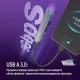 Концентратор ColorWay USB-A/USB-C 4-in-1 USB2.0х2/USB3.0/USB-C2.0 (CW-HUB06)