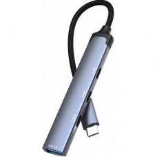 Концентратор ColorWay USB-C 4-in-1 USB-C2.0х3/USB3.0 (CW-HUB07) - Фото