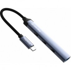 Концентратор ColorWay USB-C 4-in-1 USB-C2.0х3/USB3.0 (CW-HUB07) - Фото