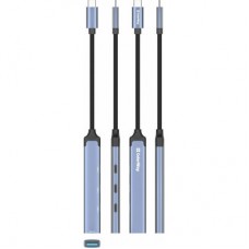Концентратор ColorWay USB-C 4-in-1 USB-C2.0х3/USB3.0 (CW-HUB07) - Фото