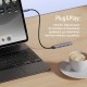 Концентратор ColorWay USB-C 4-in-1 USB-C2.0х3/USB3.0 (CW-HUB07)