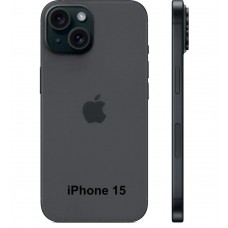 Телефон Apple iPhone 15 128GB Black (MTP03) - Фото