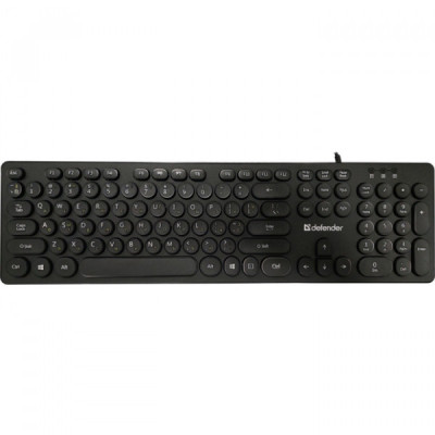 Клавиатура Defender Accord KM USB UA Black (450250)