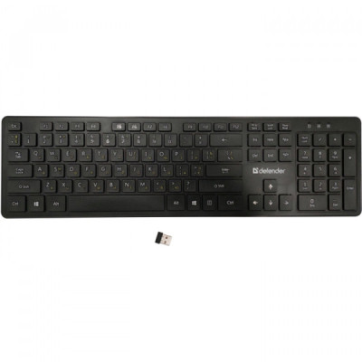 Клавиатура Defender Comfort MT Wireless UA Black (450950)