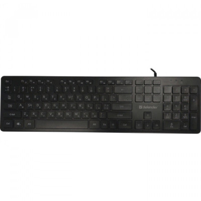 Клавіатура Defender Balance LQ LED USB UA Black (450790)