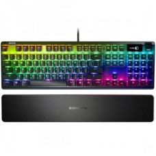 Клавіатура SteelSeries Apex 7 Blue Switch OLED Smart Display USB UA Black (64774) - Фото