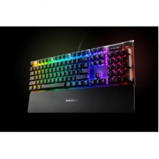 Клавіатура SteelSeries Apex 7 Blue Switch OLED Smart Display USB UA Black (64774) - Фото
