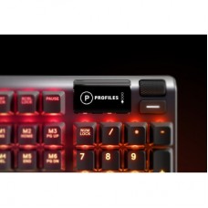 Клавіатура SteelSeries Apex 7 Blue Switch OLED Smart Display USB UA Black (64774) - Фото