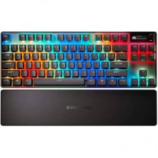 Клавиатура SteelSeries Apex Pro TKL Wireless Gen 3 UA HyperMagnetic OmniPoint 2.0 OLED UA Black (64871) - Фото