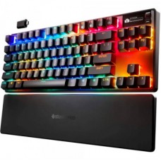 Клавиатура SteelSeries Apex Pro TKL Wireless Gen 3 UA HyperMagnetic OmniPoint 2.0 OLED UA Black (64871) - Фото