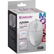 Мышка Defender Azora MB-241 LED USB White (52242) - Фото