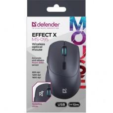 Мышка Defender Effect X MS-095 Wireless Black (52095) - Фото
