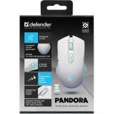 Мышка Defender Pandora GM-502 LED Wireless White (52502) - Фото