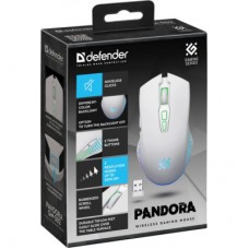 Мышка Defender Pandora GM-502 LED Wireless White (52502) - Фото