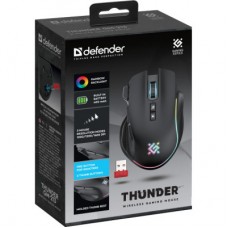 Мышка Defender Thunder GM-213 LED Wireless Black (52213) - Фото