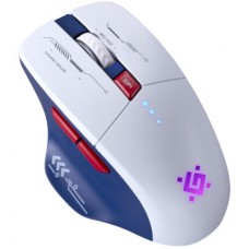 Мышка Defender Tisa GM-126 LED Wireless/Bluetooth White/Blue (52126) - Фото