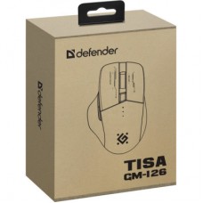 Мышка Defender Tisa GM-126 LED Wireless/Bluetooth White/Blue (52126) - Фото