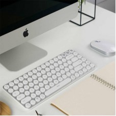 Клавиатура Xiaomi MiiiW AIR85 Bluetooth/Wireless UA White (MWXKT01 White) - Фото