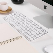 Клавиатура Xiaomi MiiiW AIR85 Bluetooth/Wireless UA White (MWXKT01 White) - Фото
