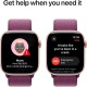 Смарт-часы Apple Watch Series 10 GPS 46mm Rose Gold Aluminium Case with Plum Sport Loop (MWWV3QH/A)