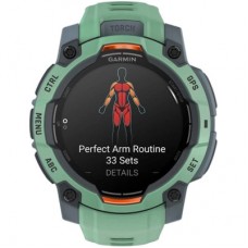 Смарт-годинник Garmin Instinct 3, 45 mm, AMOLED, Neo Tropic Bezel w/Neo Tropic Bnd, GPS смарт-годинник Смарт-годинник Garmin Instinct 3, 45 mm, AMOLED, Neo Tropic Bezel w/Neo Tropic Bnd, GPS смарт-годинник - Фото