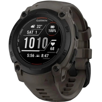 Смарт-часы Garmin Instinct E, 40 mm, Black Bezel with Charcoal Band, GPS смарт-годинник (010-02932-00)