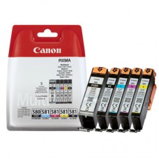 Картридж Canon PGI-580/CLI-581 BK,PBK,C,M,Y Multipack, blister (2078C005) - Фото